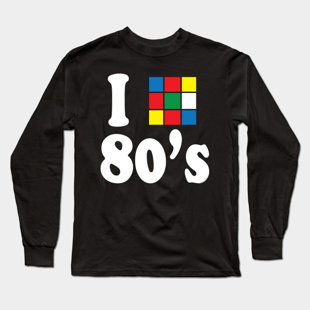 I Love the 80's Long Sleeve T-Shirt by Illustratorator